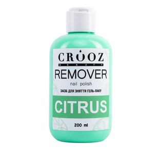 Засіб для зняття гель-лаку CROOZ Remover nail polish Citrus, 200 мл 125322232 фото